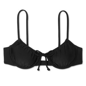 Xhilaration Shirred Underwire Bikini